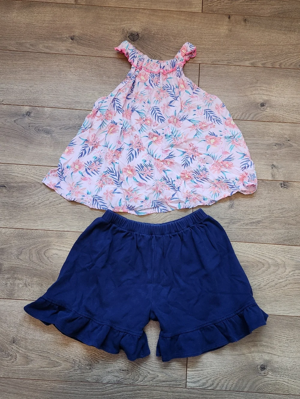 Girls ruffle Shorts Outfit